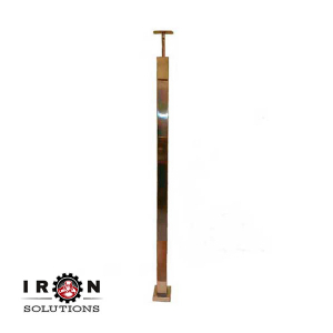 Roestvrijstalen reling post (rechte handreling houder)