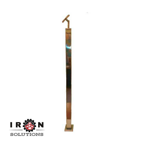 Roestvrijstalen reling post (roterende handreling houder)